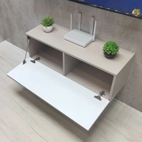 Тумба подвесная под ТВ LINES MTV3-MA 900 Бежевый (Леда-М 10.1.5) в Карталах - kartaly.ok-mebel.com | фото 2