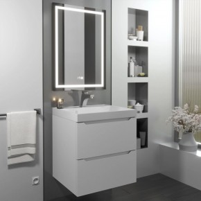 Тумба с раковиной Uperwood Tanos 50 см, подвесная, белая матовая в Карталах - kartaly.ok-mebel.com | фото