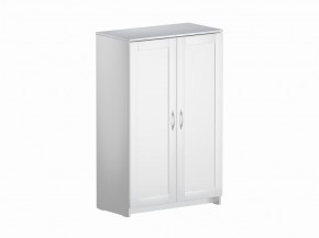 Тумба СИРИУС двухдверная высокая, цвет белый в Карталах - kartaly.ok-mebel.com | фото