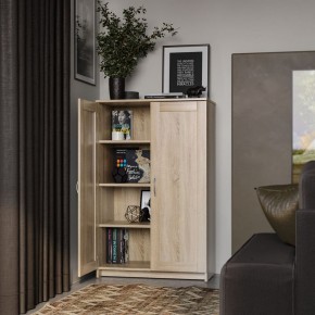 Тумба СИРИУС двухдверная высокая, цвет Дуб Сонома в Карталах - kartaly.ok-mebel.com | фото 4