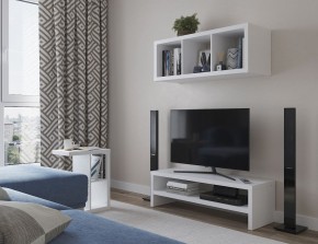 ТВ-тумба Энкель ТВ12, тамбурат, цвет белый в Карталах - kartaly.ok-mebel.com | фото 4