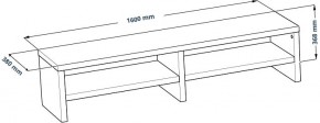 ТВ-тумба Энкель ТВ16, тамбурат, цвет дуб беленый в Карталах - kartaly.ok-mebel.com | фото 3