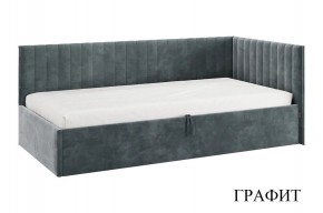 ТВИКС Кровать (тахта) с ПМ 900 (графит) в Карталах - kartaly.ok-mebel.com | фото