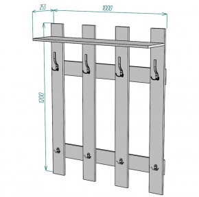 Вешалка V3 в Карталах - kartaly.ok-mebel.com | фото 2