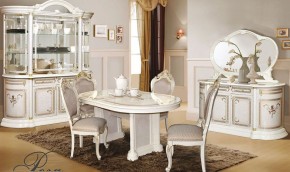Витрина 2-х дверная (01.322) Роза (беж) в Карталах - kartaly.ok-mebel.com | фото 2