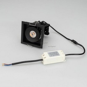 Встраиваемый светильник Arlight CL-SIMPLE-S80x80-9W Warm3000 (BK, 45 deg) 028149 в Карталах - kartaly.ok-mebel.com | фото 6