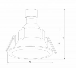 Встраиваемый светильник Elektrostandard Side 25059/01 в Карталах - kartaly.ok-mebel.com | фото 6