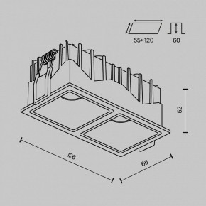 Встраиваемый светильник Maytoni Alfa LED DL043-02-10W4K-SQ-B-1 в Карталах - kartaly.ok-mebel.com | фото 11