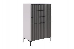 ЗЕФИР Гостиная К2 (белое дерево/черный муар) в Карталах - kartaly.ok-mebel.com | фото 11