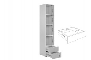 ЗЕФИР Гостиная К2 (белое дерево/черный муар) в Карталах - kartaly.ok-mebel.com | фото 7