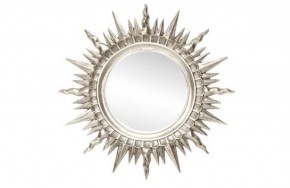 Зеркало круглое серебро (1810(1) в Карталах - kartaly.ok-mebel.com | фото