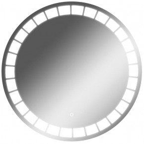 Зеркало Маскат 700х700 с подсветкой Домино (GL7057Z) в Карталах - kartaly.ok-mebel.com | фото 1