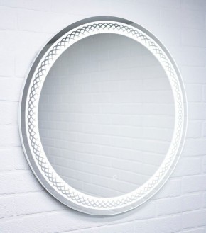 Зеркало Прая 700х700 с подсветкой Домино (GL7048Z) в Карталах - kartaly.ok-mebel.com | фото 3